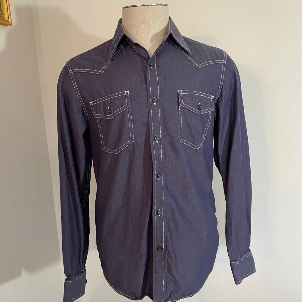 J. Campbell Los Angeles Y2K Western Button Shirt – Size Small 
Lightweight Rodeo - Picture 4 of 13